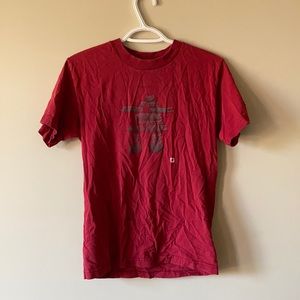 Red graphic T
